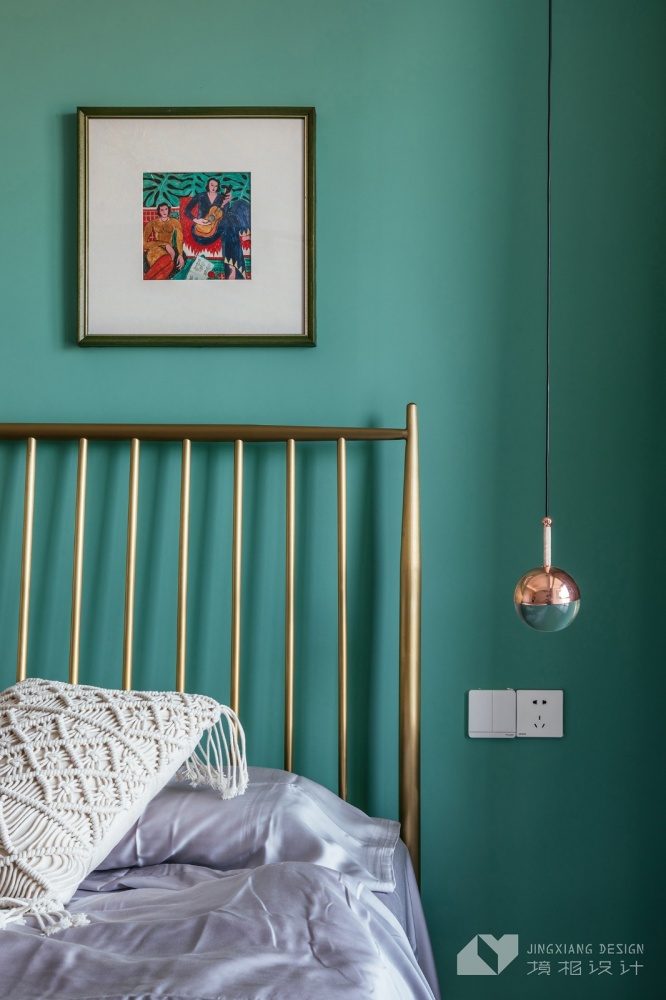 卧室床2装修效果图打通2套小公寓，获得舒适的生活北欧极简卧室设计图片赏析