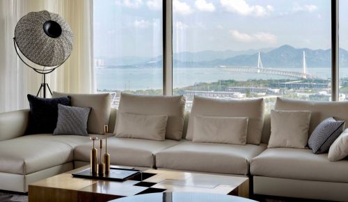 客厅沙发4装修效果图20天改造深圳第一精装豪宅