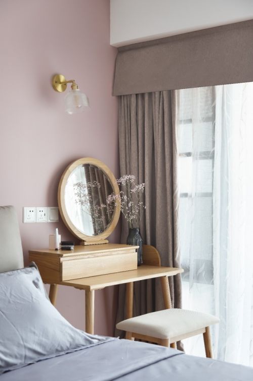 卧室窗帘1装修效果图现代135平三代同堂之暖暖的新