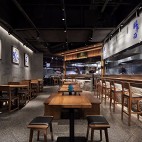 餐饮空间设计：秦喜·肉夹馍——座位区图片