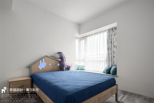 卧室窗帘2装修效果图广州家语设计林氏物语
