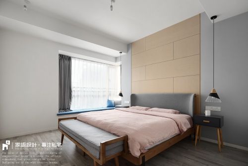 卧室窗帘3装修效果图广州家语设计林氏物语