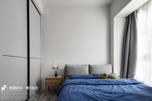 现代简约181㎡三居卧室装饰设计图