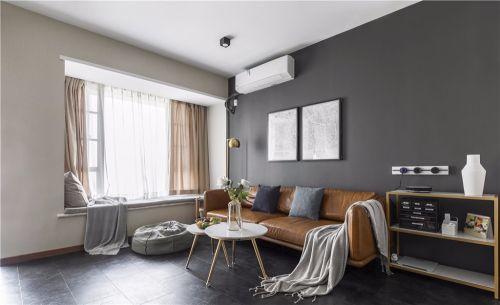 客厅沙发装修效果图100㎡现代简约风，N个收纳小家装装修案例效果图