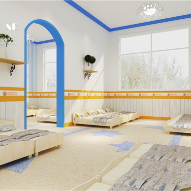 佰色幼儿园空间设计淘气堡设计早教中心设计_3752492
