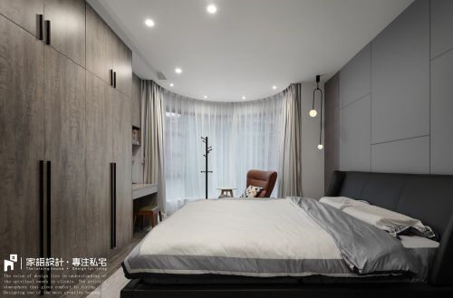 150㎡三居中式现代卧室2023装修装饰效果图