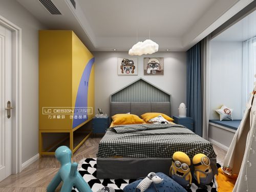卧室窗帘3装修效果图力创设计|风华绝代，优雅端庄的