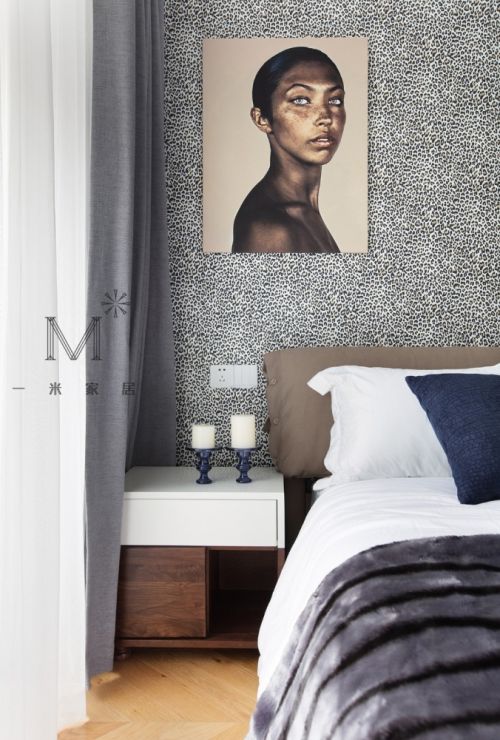 卧室床头柜2装修效果图一间有质感的单身公寓助你“早日