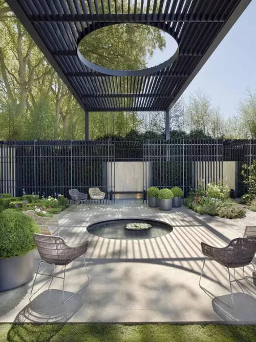 先进新颖的私家别墅庭院设计五行园林装修图大全