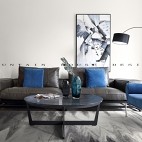 现代简约—安 然——沙发背景图