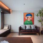 新中式实景大平层，充满仪式感的生活空间——客厅图片