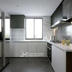 【吉米设计】高级灰现代138平——厨房图片