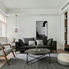 88平米现代简约——客厅图片