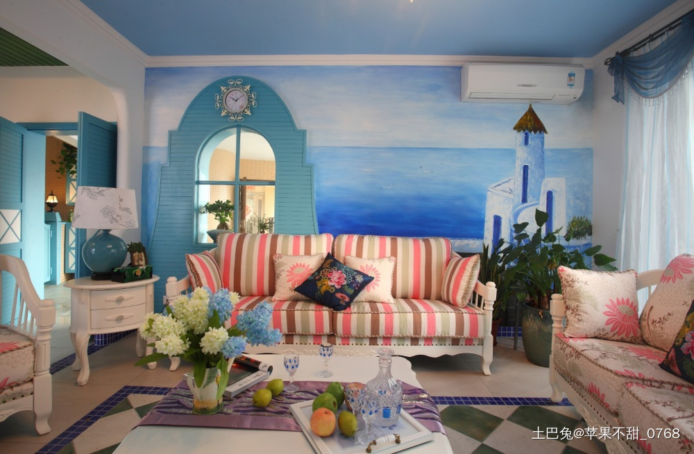 幸福海岸地中海混搭其他客厅设计图片赏析