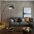 现代简约民宿——沙发背景图片