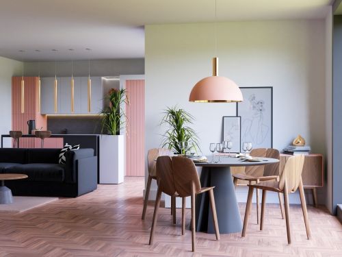 厨房木地板5装修效果图北欧餐厅设计方案分享素材