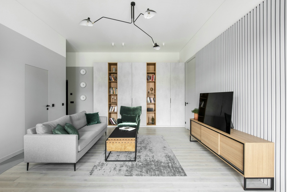 客厅沙发3装修效果图北欧风格I描绘现代简约客厅设计图片赏析