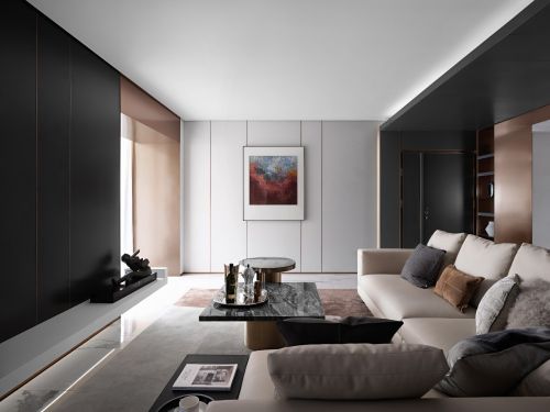 在上海中心，艺术家复兴了一座地标公寓客厅窗帘151-200m²其他现代简约家装装修案例效果图