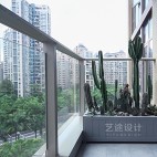 114平米现代简约——阳台图片