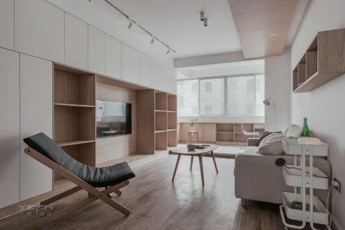 日式120㎡二居客厅装修设计效果图