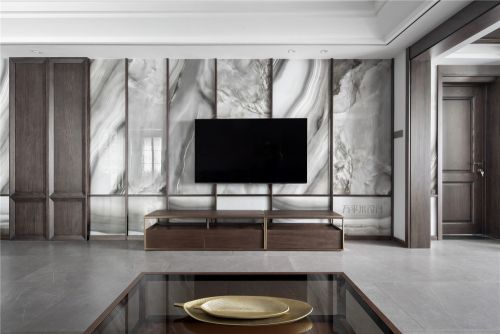 客厅电视1装修效果图止观方平米设计