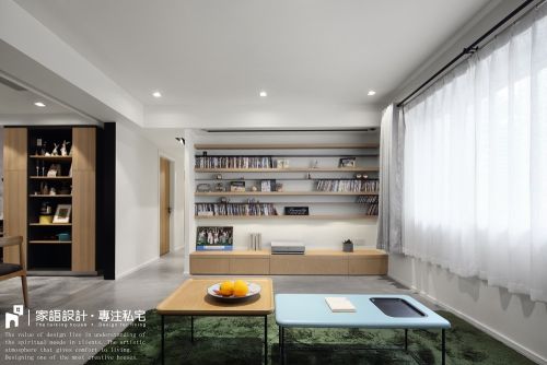 日月明静客厅101-120m²三居日式家装装修案例效果图