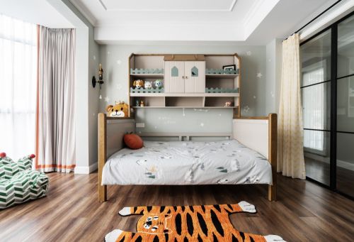 卧室窗帘3装修效果图轻奢美式独栋别墅英郡雷丁·上海