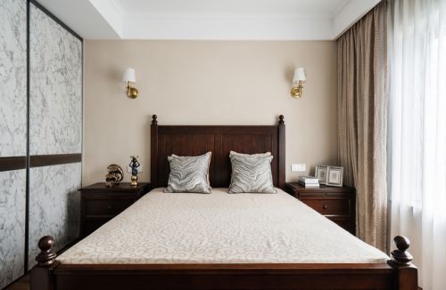 卧室床头柜1装修效果图轻奢美式独栋别墅英郡雷丁·上海