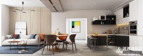 201-500m²北欧极简装修图片厨房装修效果图保利西海岸300㎡北欧复式住宅