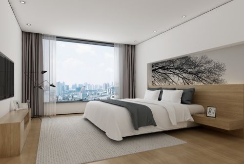 卧室窗帘1装修效果图描绘出空间的深刻表情