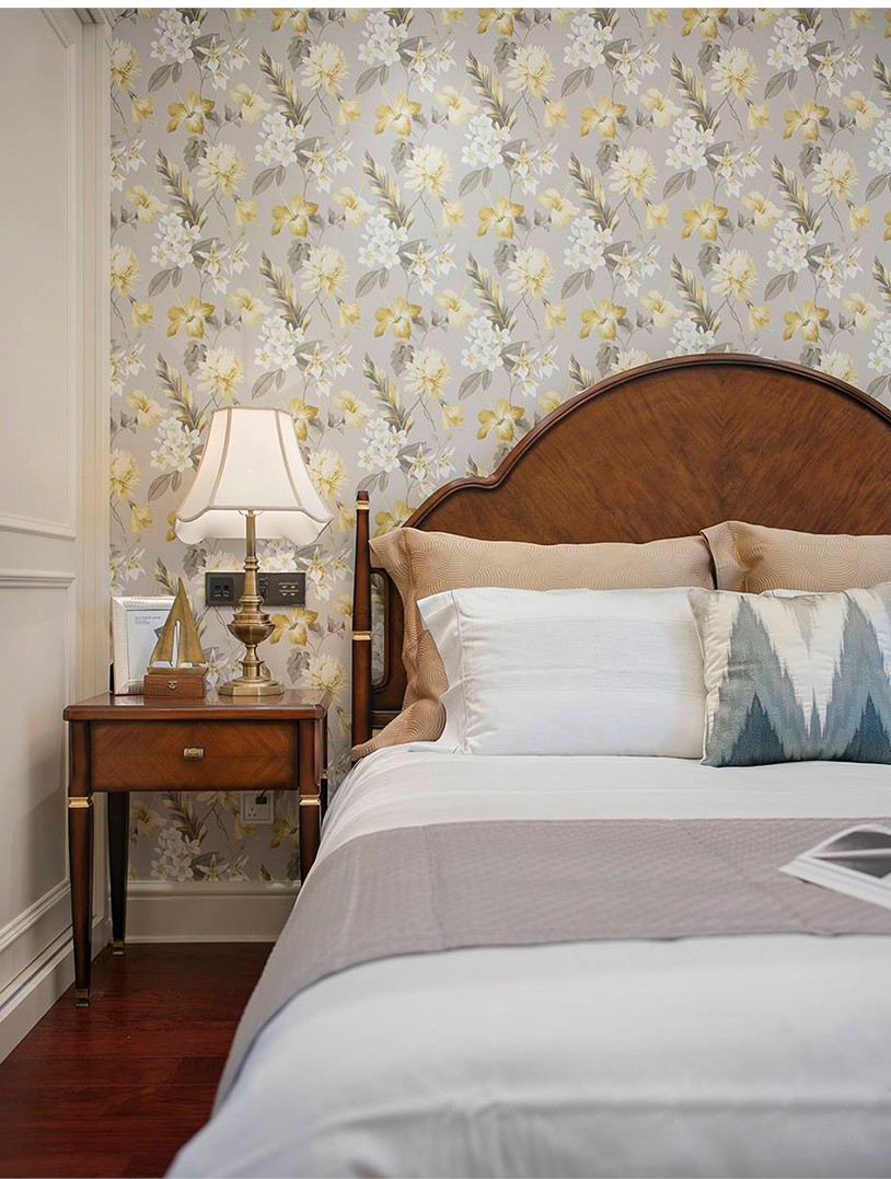 卧室床头柜1装修效果图绿城黄浦湾明快的现代美式其他卧室设计图片赏析
