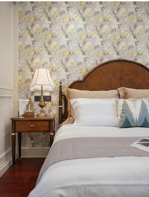 卧室床头柜1装修效果图绿城黄浦湾明快的现代美式