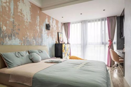 卧室床1装修效果图成都红树湾装修设计现代风格