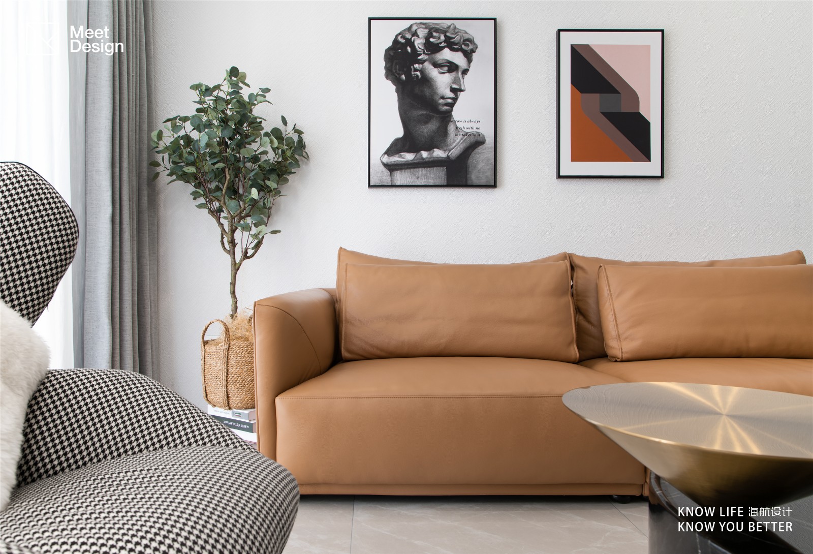 客厅窗帘装修效果图第二步：请为图片添加描述现代简约客厅设计图片赏析