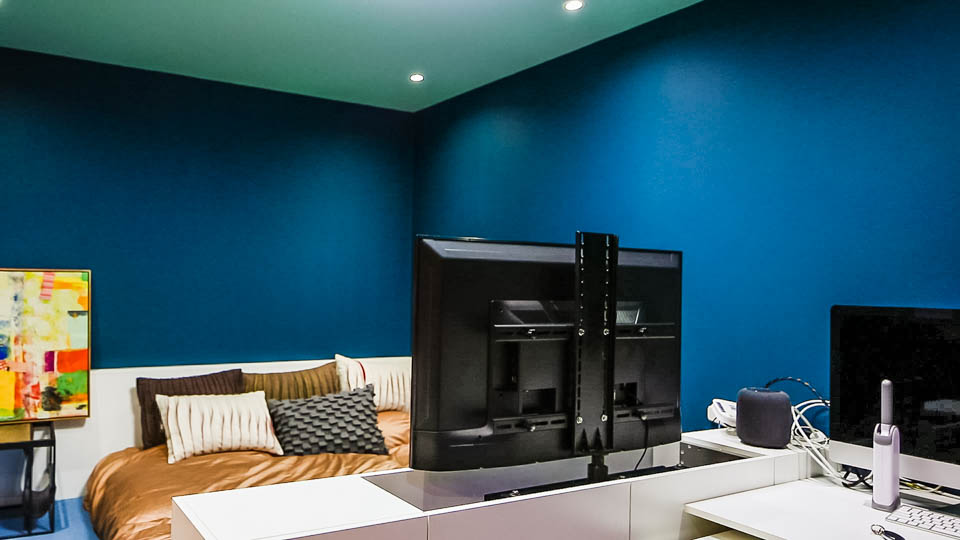 卧室2装修效果图上海松柏公寓改造现代简约卧室设计图片赏析