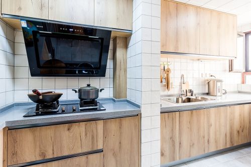 二居美式95㎡厨房装修设计效果图