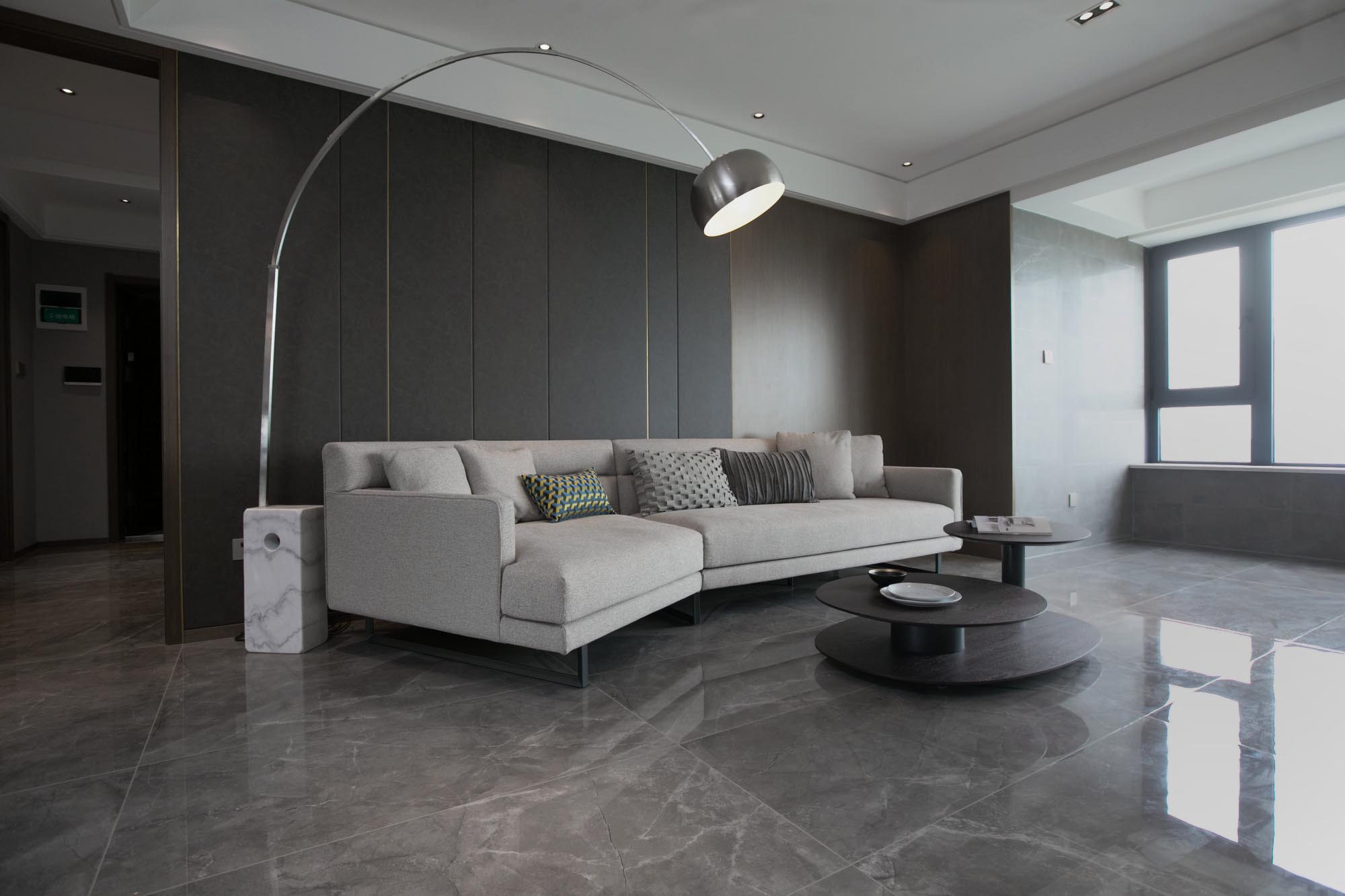 客厅沙发2装修效果图亦Relax丨139㎡•现代极现代简约客厅设计图片赏析