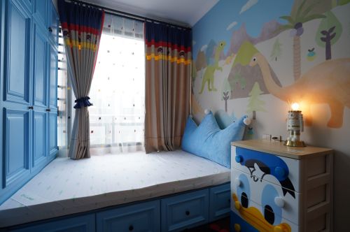 二居美式60㎡卧室装饰设计图