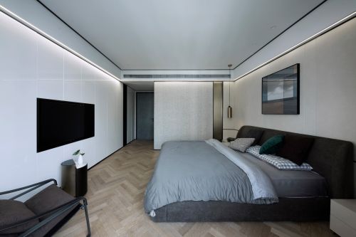 卧室床8装修效果图魔.登|诺卡空间设计