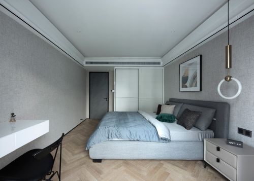 卧室床3装修效果图魔.登|诺卡空间设计