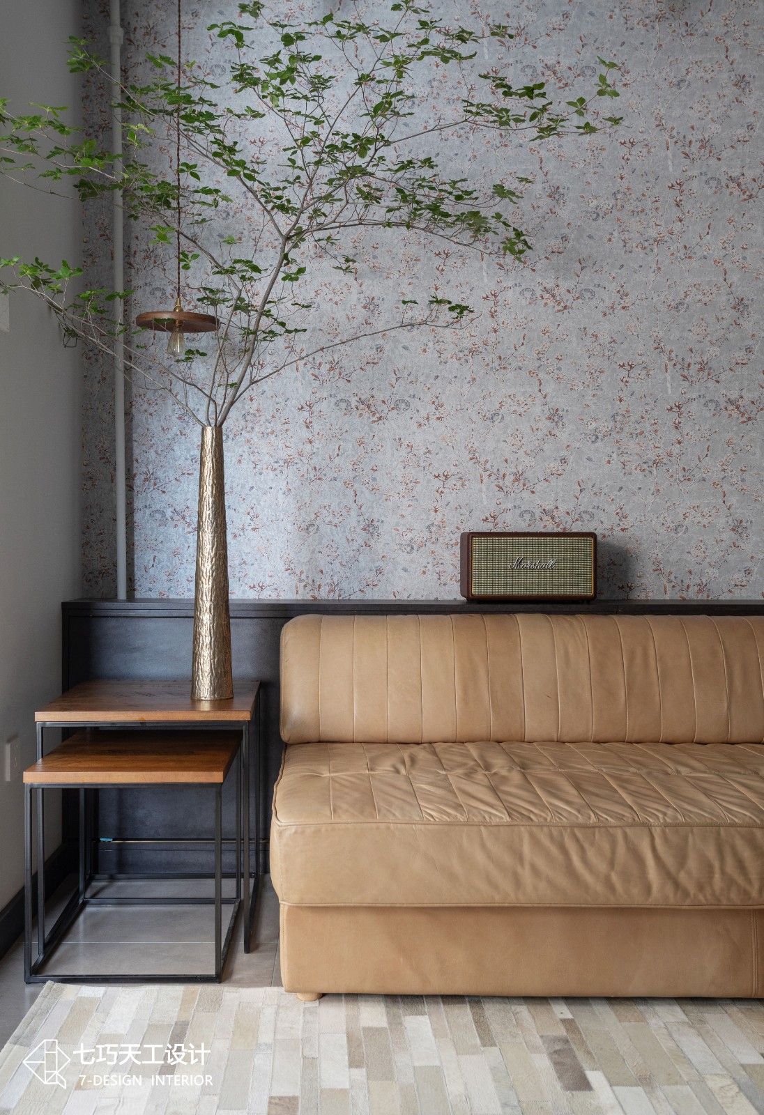 客厅沙发装修效果图文艺boy53m²的极简情调现代简约客厅设计图片赏析