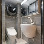 65平一居中式现代——卫生间图片