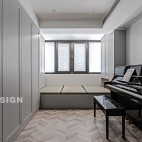 现代—复式轻奢住宅——钢琴房图片