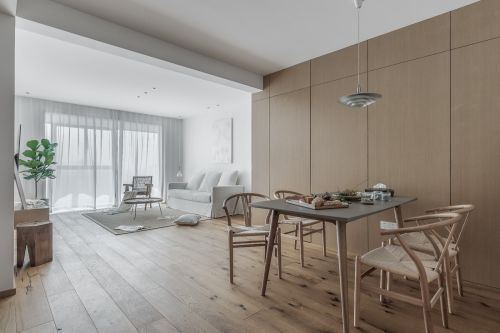 日式90㎡二居客厅装潢设计图
