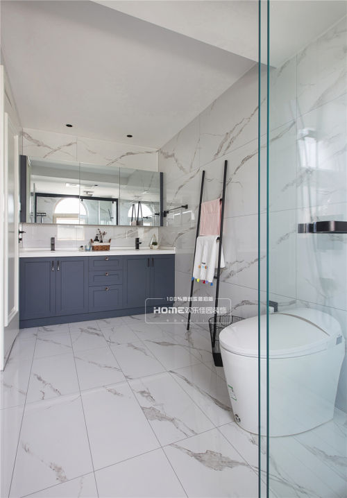 别墅豪宅美式420㎡卫生间装饰装修效果图