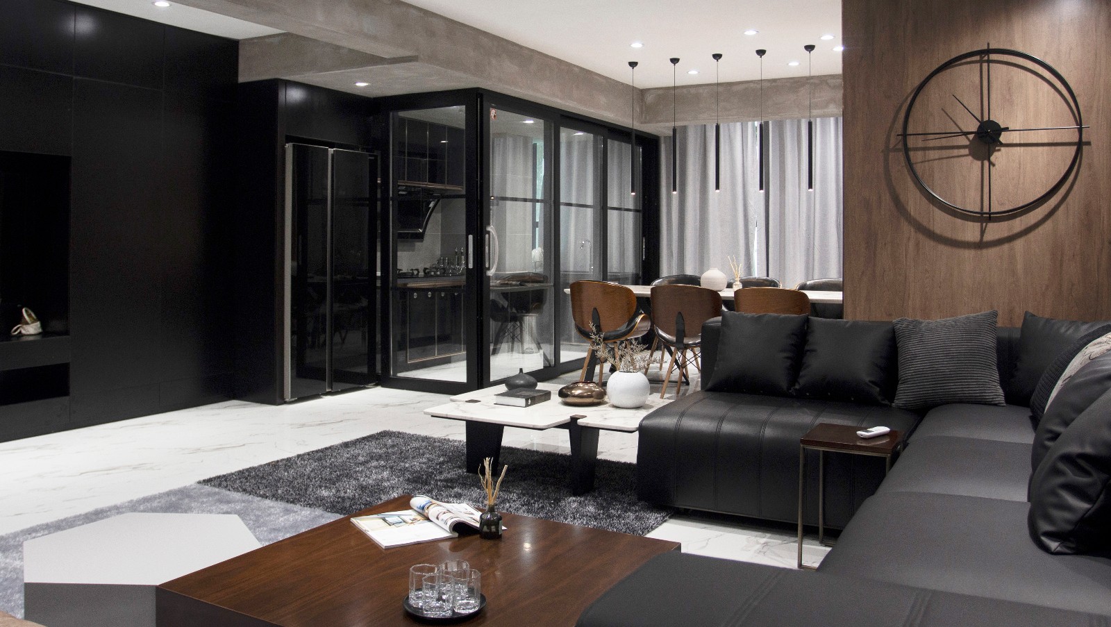 客厅沙发3装修效果图摩登·极简现代简约客厅设计图片赏析
