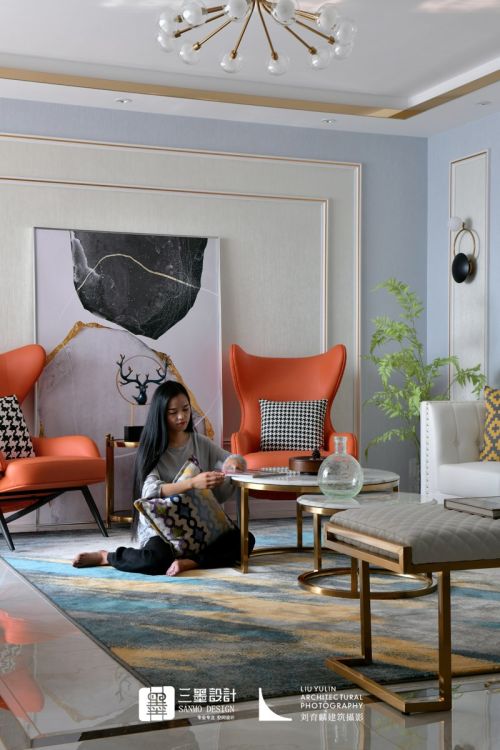 客厅沙发3装修效果图橘子味的夏天