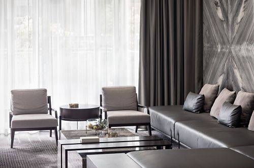 HTD新作|莫兰迪色演绎现代奢华空间客厅沙发3图