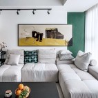 墨绿➕原木生态LOFT公寓--客厅图片