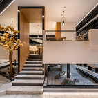 餐饮空间设计-新陶然川式创意菜——楼梯图片
